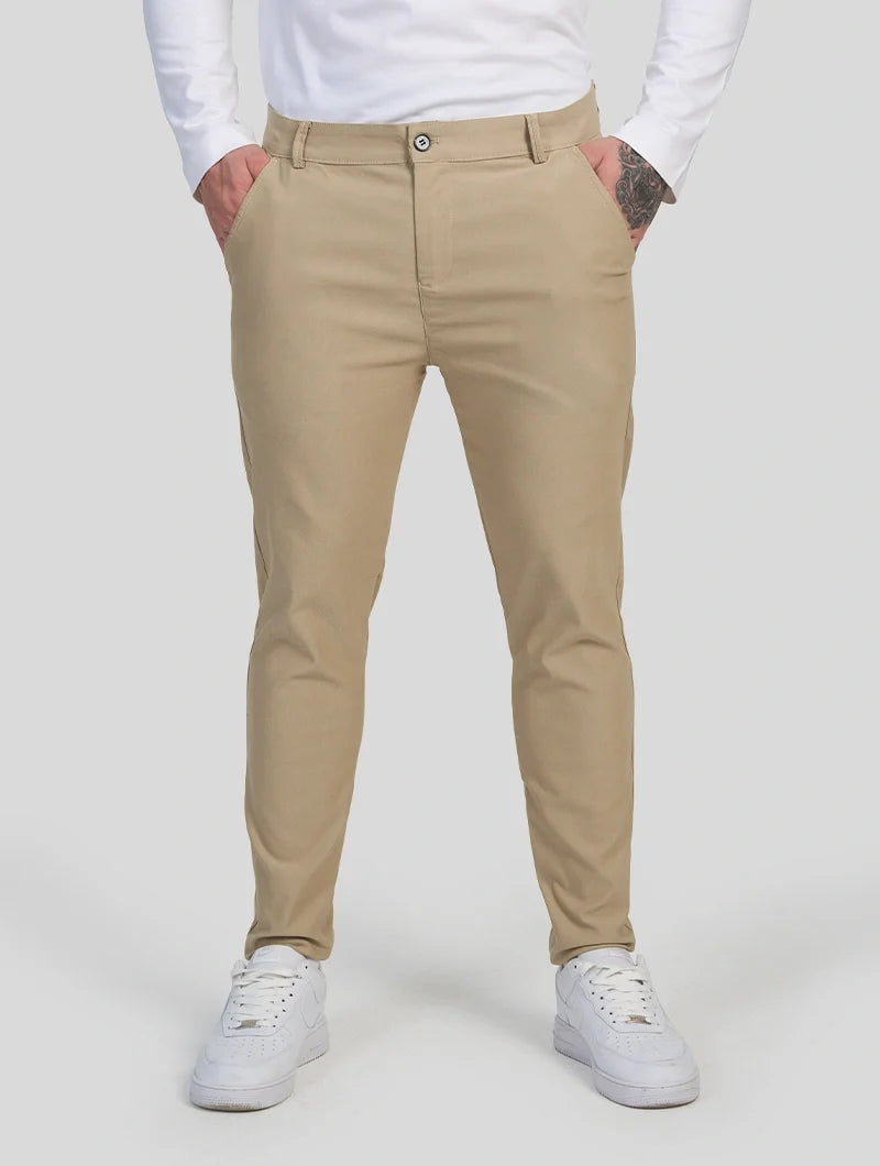 Kaki Noa Stretch Pants