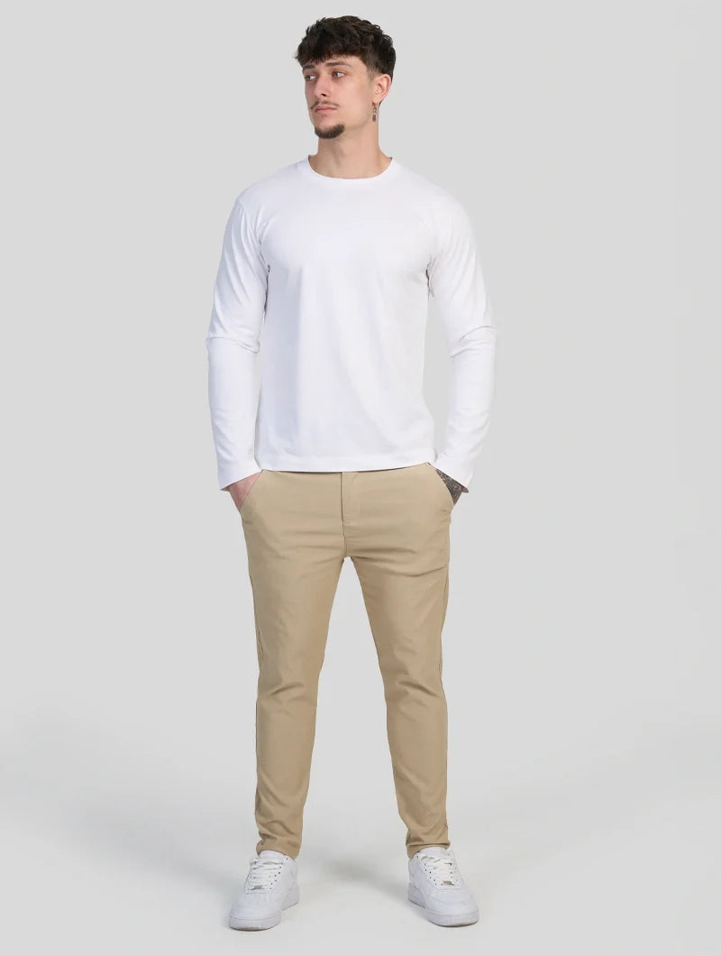 Kaki Noa Stretch Pants