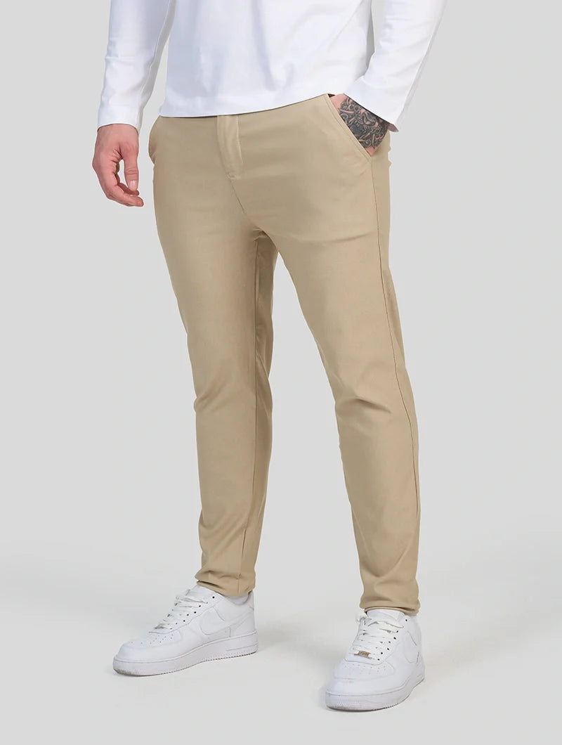 Kaki Noa Stretch Pants