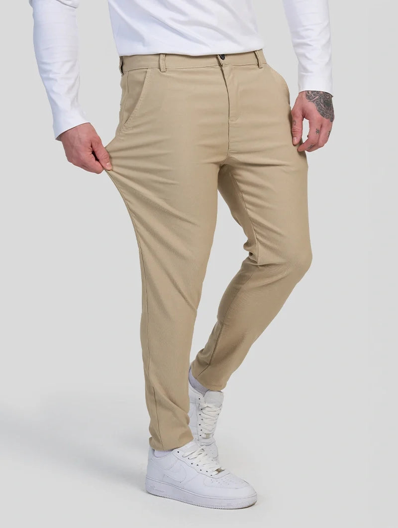 Kaki Noa Stretch Pants
