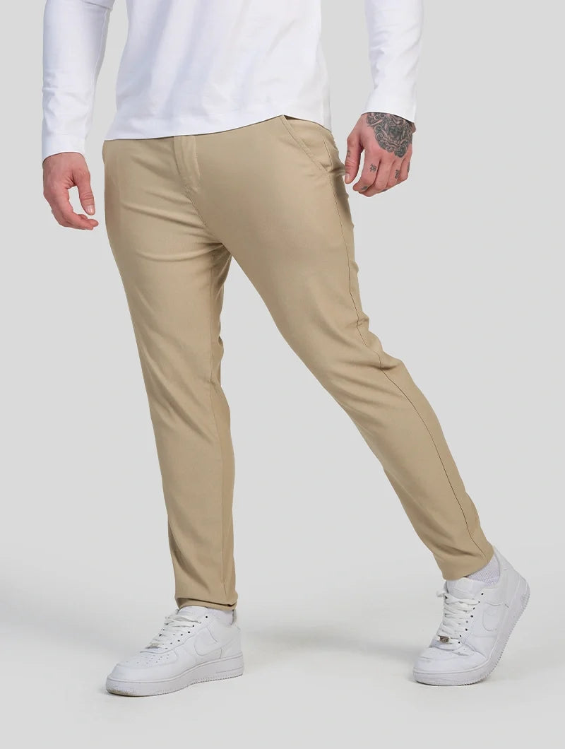 Kaki Noa Stretch Pants