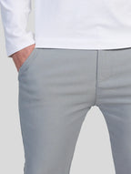 Noa Stretch Pants - Light Gray