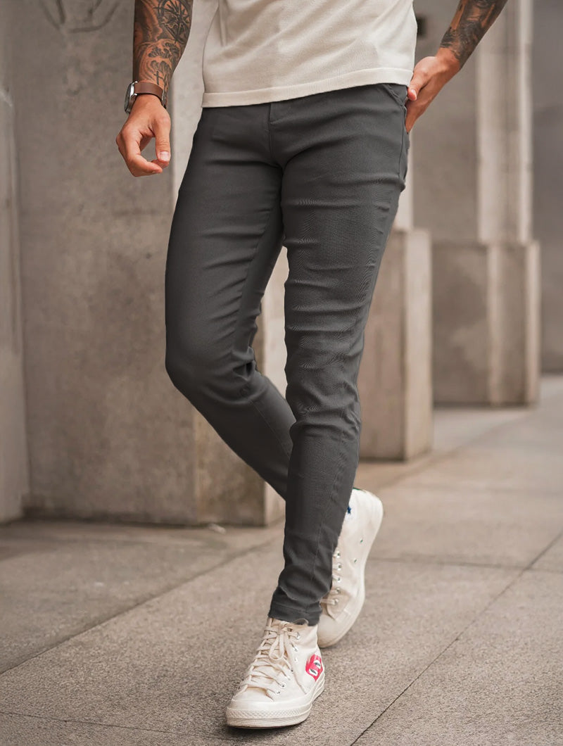 Noa Stretch Pants - Gray