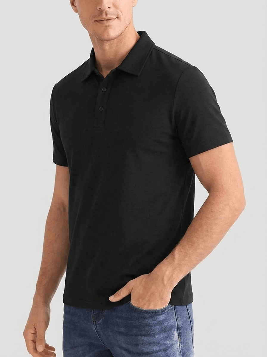 Dario Black Polo Shirt
