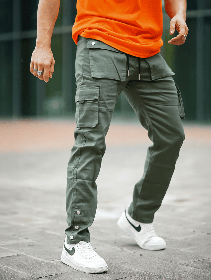 Baron Cargo Pants – Olive Green