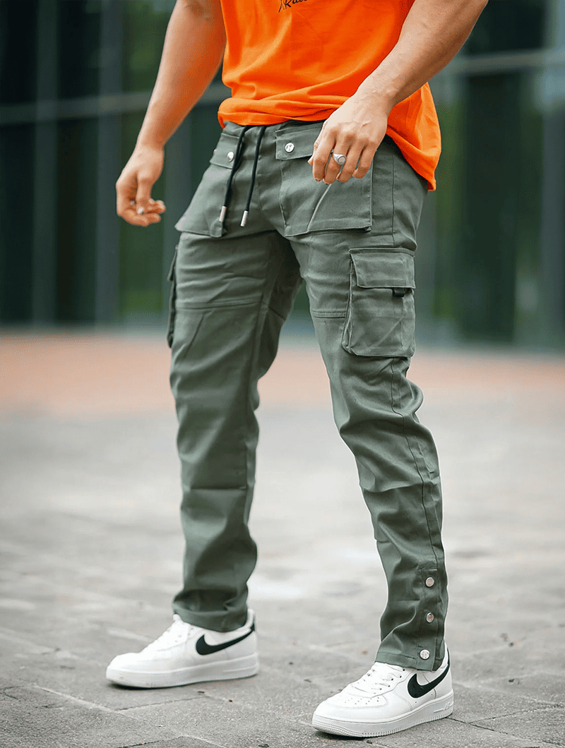 Baron Cargo Pants – Olive Green