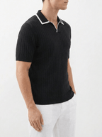 Bioni Black Polo Shirt