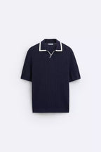 Bioni Black Polo Shirt