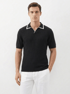 Bioni Black Polo Shirt