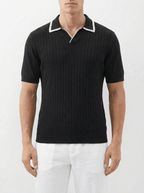 Bioni Black Polo Shirt