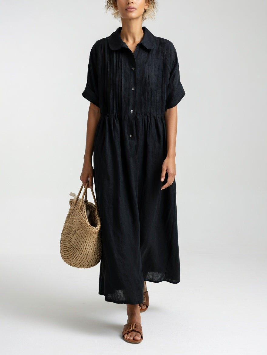 Lysandra | Luftiges Sommer-Hemdblusenkleid
