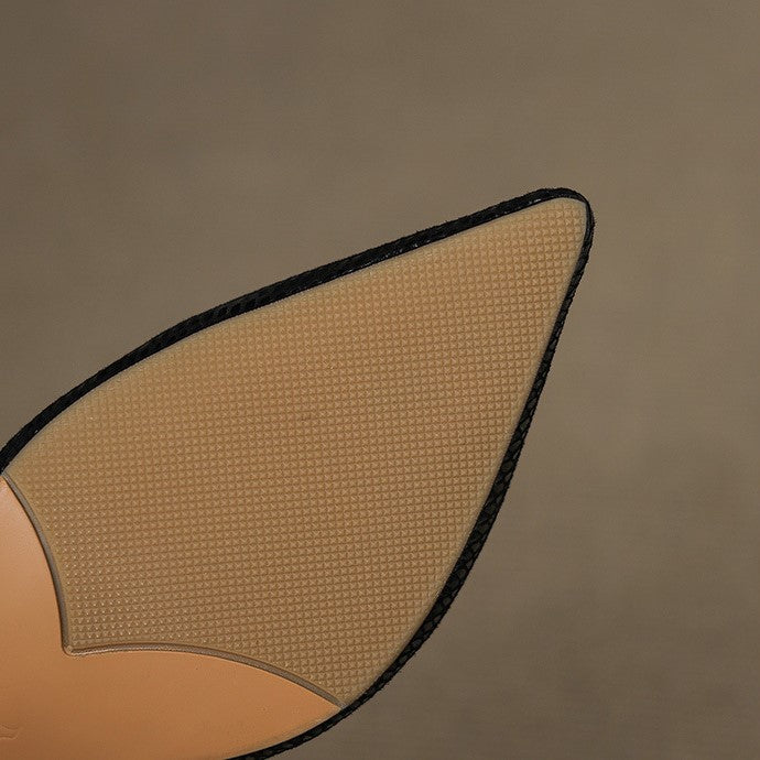 Céliane Leather Slingback Heels