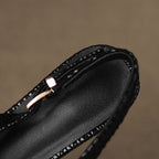 Céliane Leather Slingback Heels