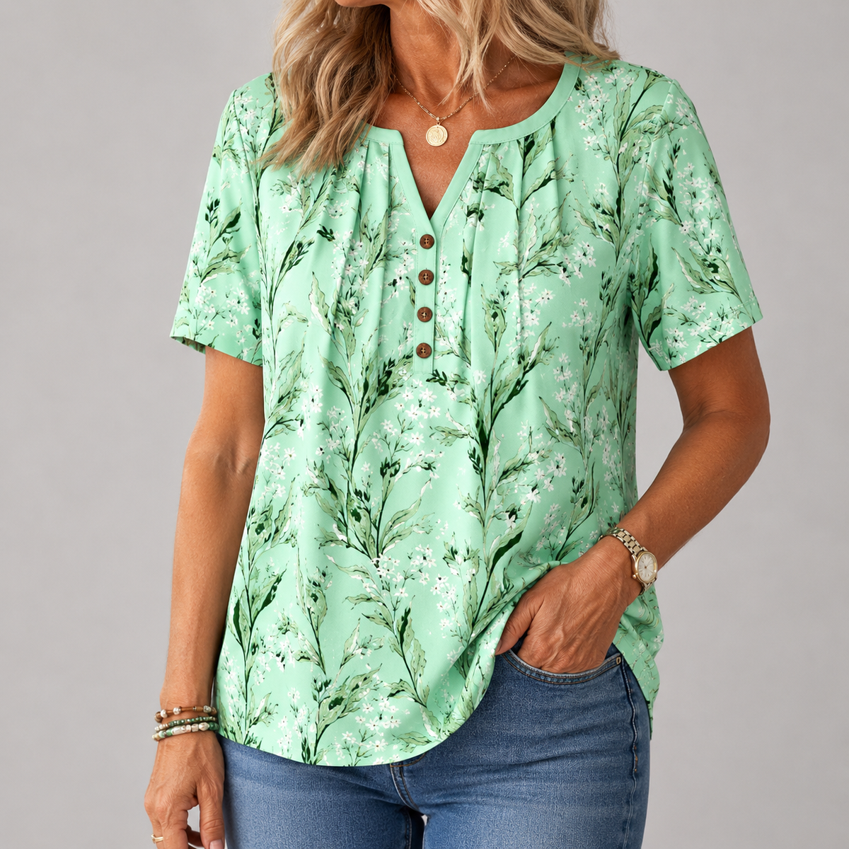 Coby | Pleated Blouse