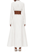 Alma White Ruffled Top & Skirt Set