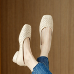 Marcelle Leather Ballet Flats