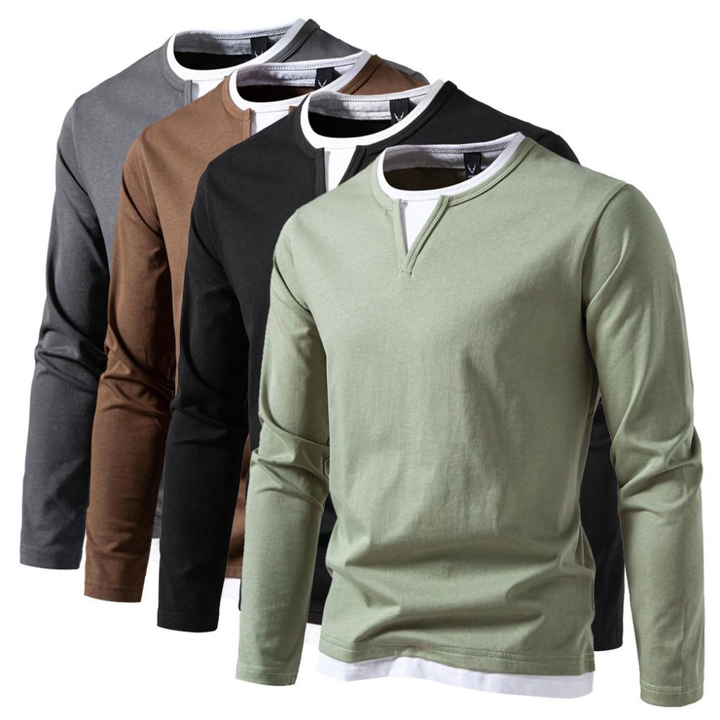Henry | Langärmliges Baumwollshirt