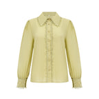 Hélène Floral Embroidered Blouse and Skirt Set