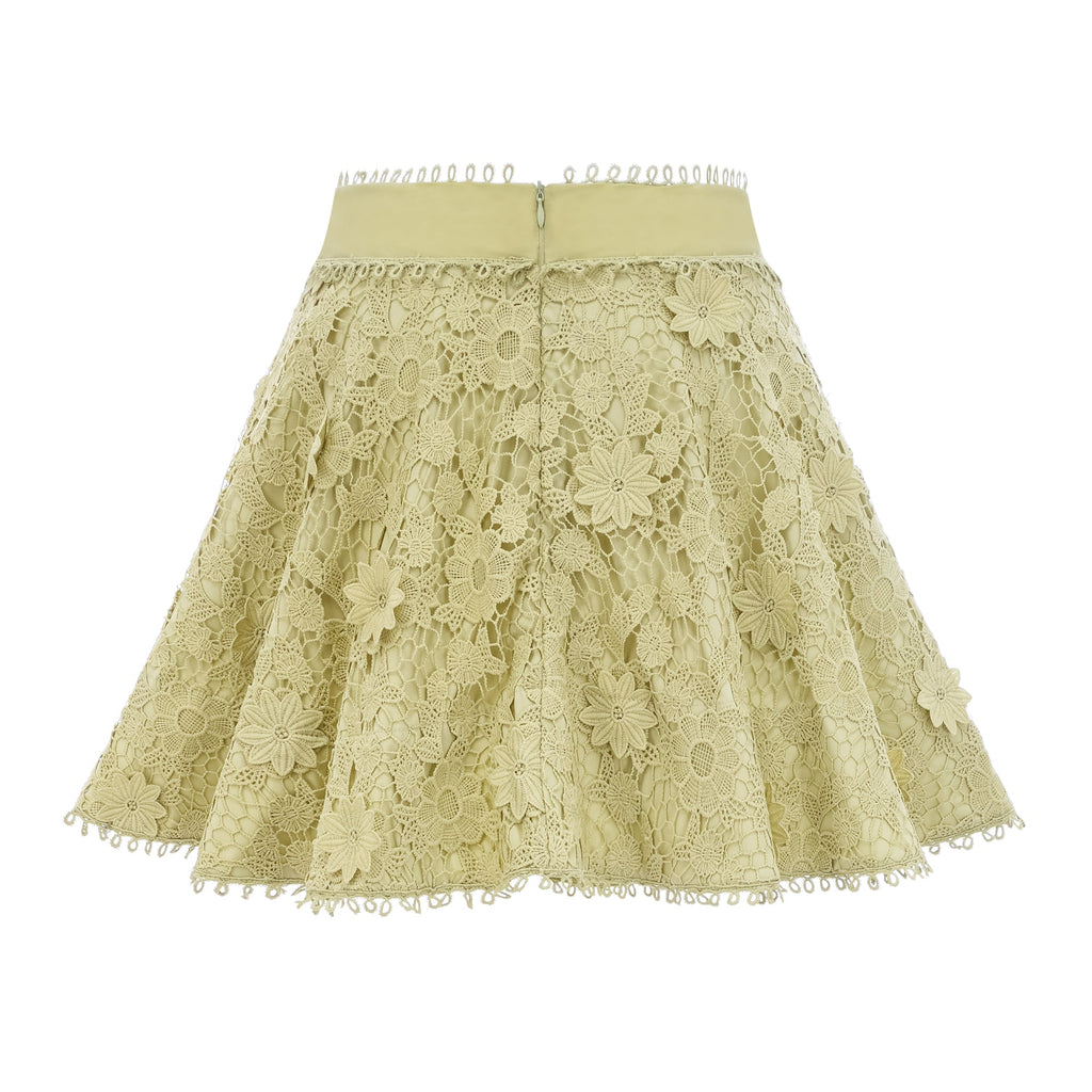 Hélène Floral Embroidered Blouse and Skirt Set