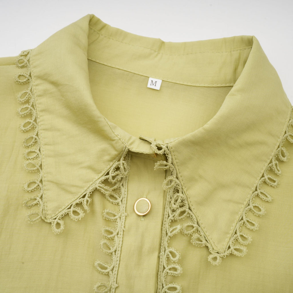 Hélène Floral Embroidered Blouse and Skirt Set