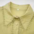 Hélène Floral Embroidered Blouse and Skirt Set