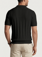 Dante Strick-Polo Shirt - Black