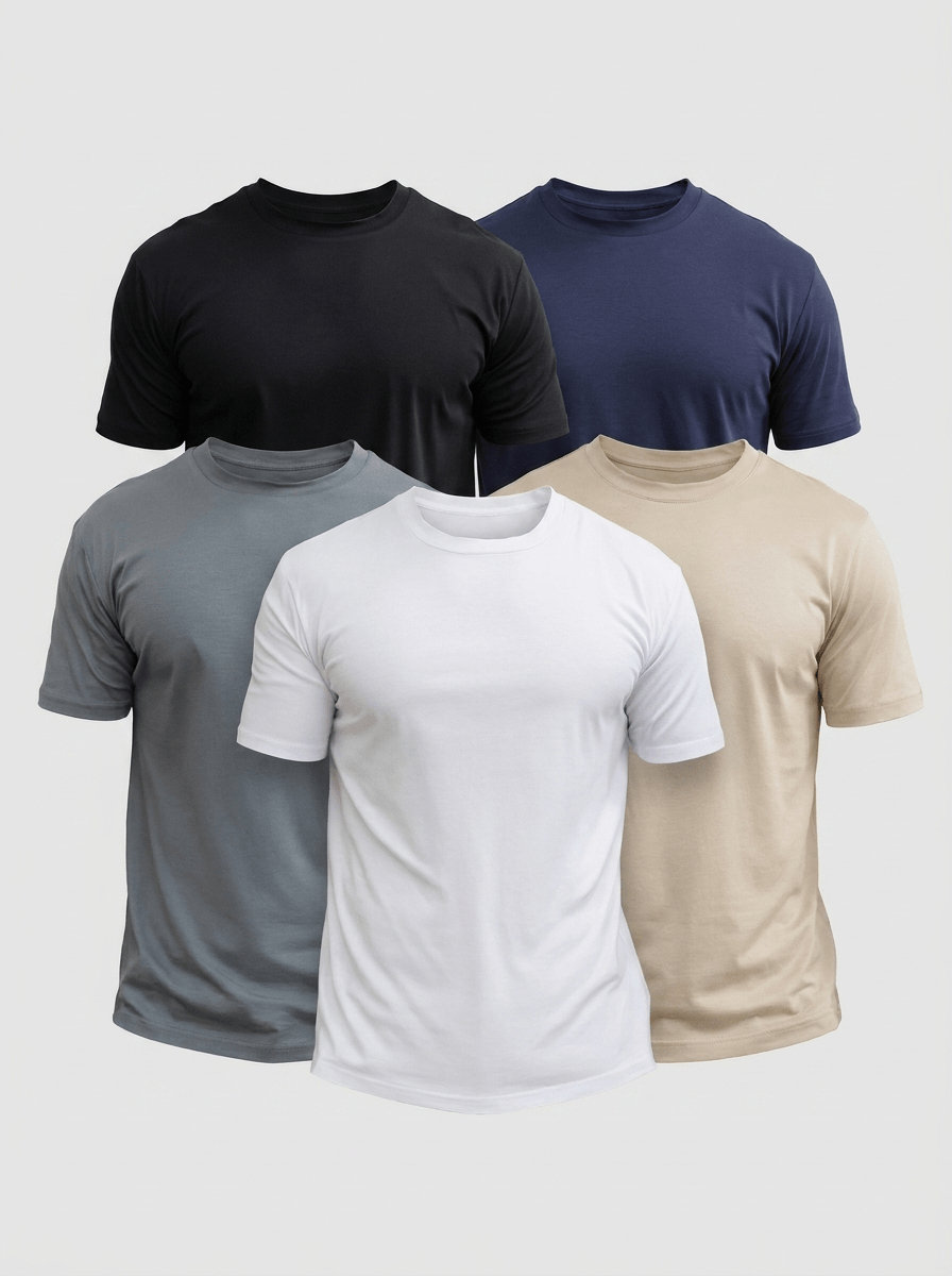 Evano Pack of 5 T-Shirts