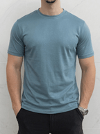 Evano T-Shirt - Dusty Blue