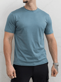 Evano T-Shirt - Dusty Blue