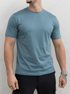Evano T-Shirt - Dusty Blue