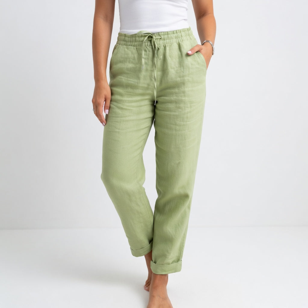 Albertine™ — 100% Baumwoll Bequeme Fließhose für Natürlichen Komfort