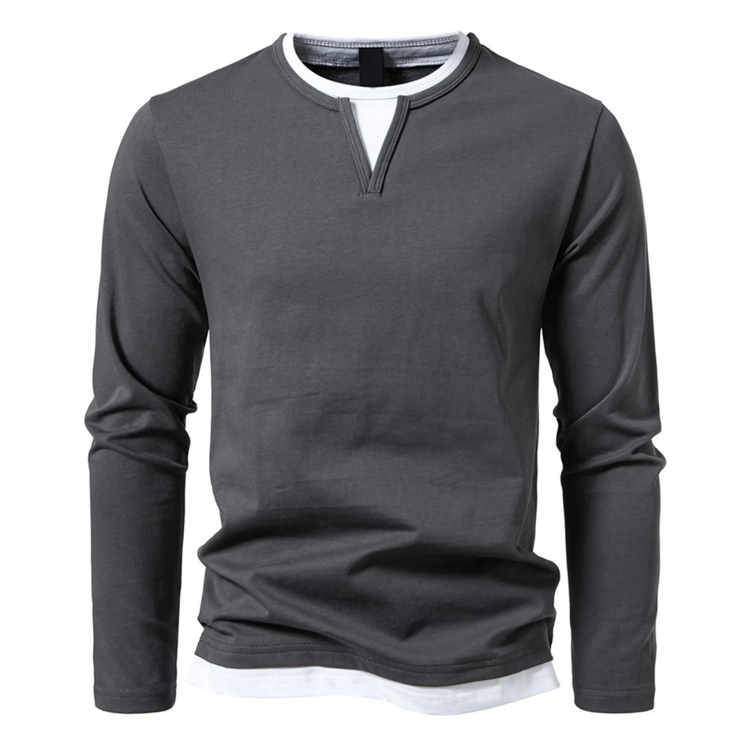 Henry | Langärmliges Baumwollshirt