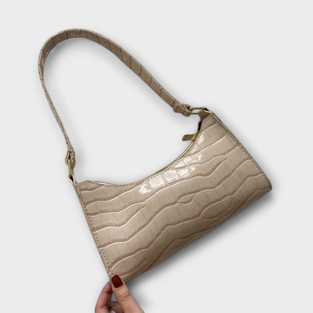 Olivia - Strahlende Lederhandtasche