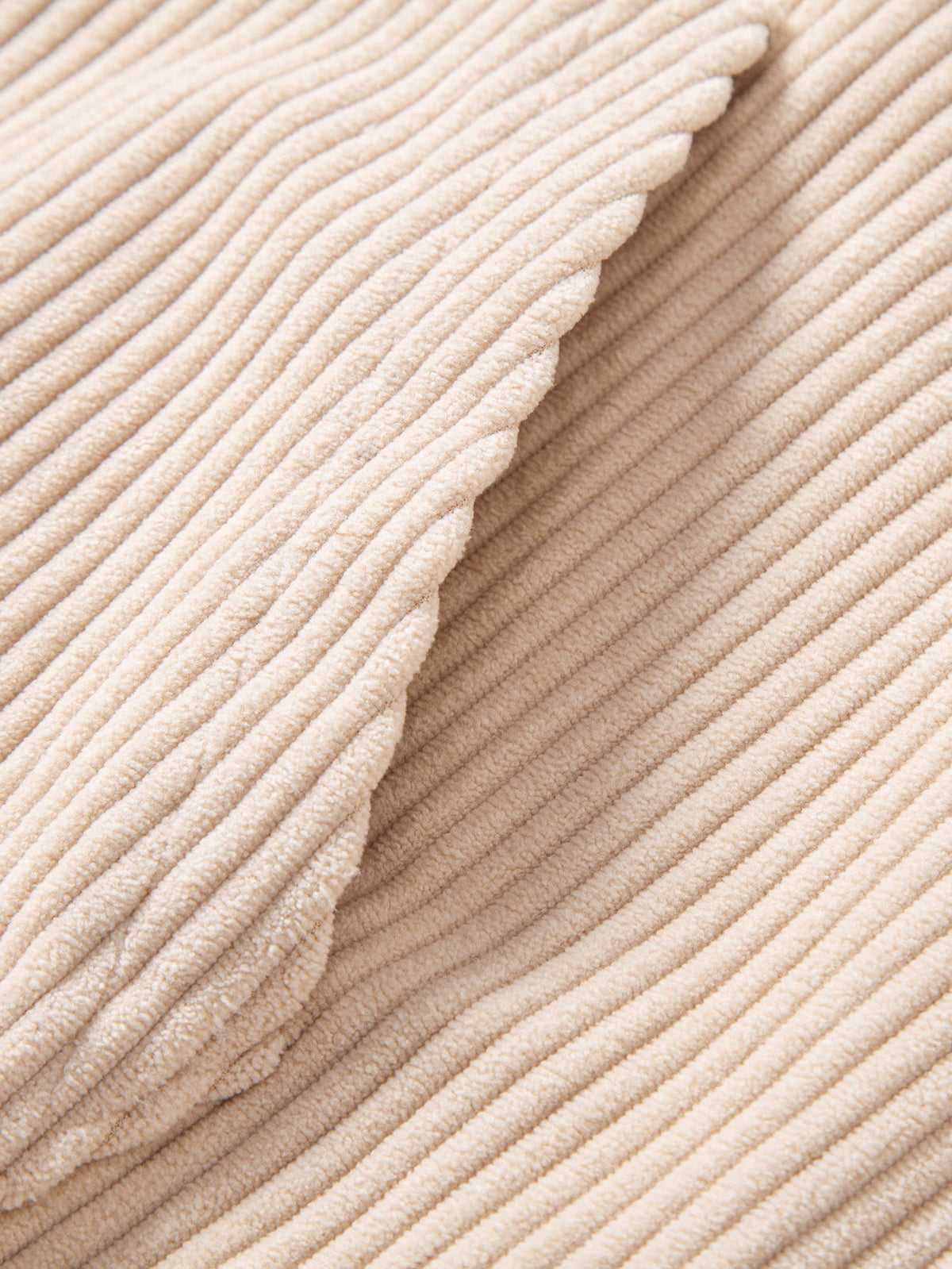 Corduroy Kapuzenpullover mit Kängurutasche