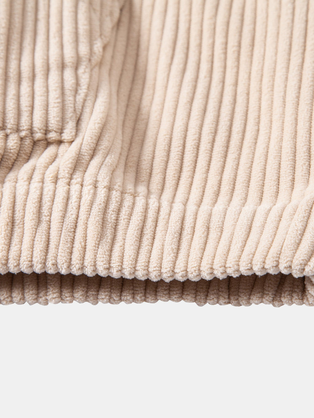 Corduroy Kapuzenpullover mit Kängurutasche