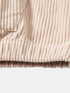 Corduroy Kapuzenpullover mit Kängurutasche