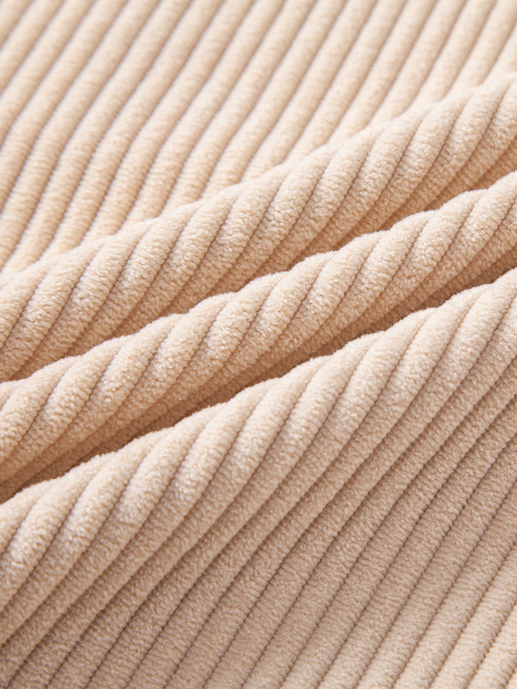 Corduroy Kapuzenpullover mit Kängurutasche