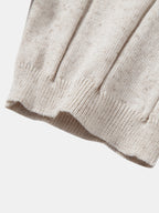 Gestreiftes Leinen-Polo mit Rippstrick und Slim Fit Tapered Hose