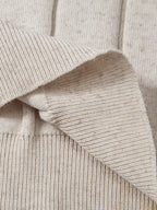 Gestreiftes Leinen-Polo mit Rippstrick und Slim Fit Tapered Hose