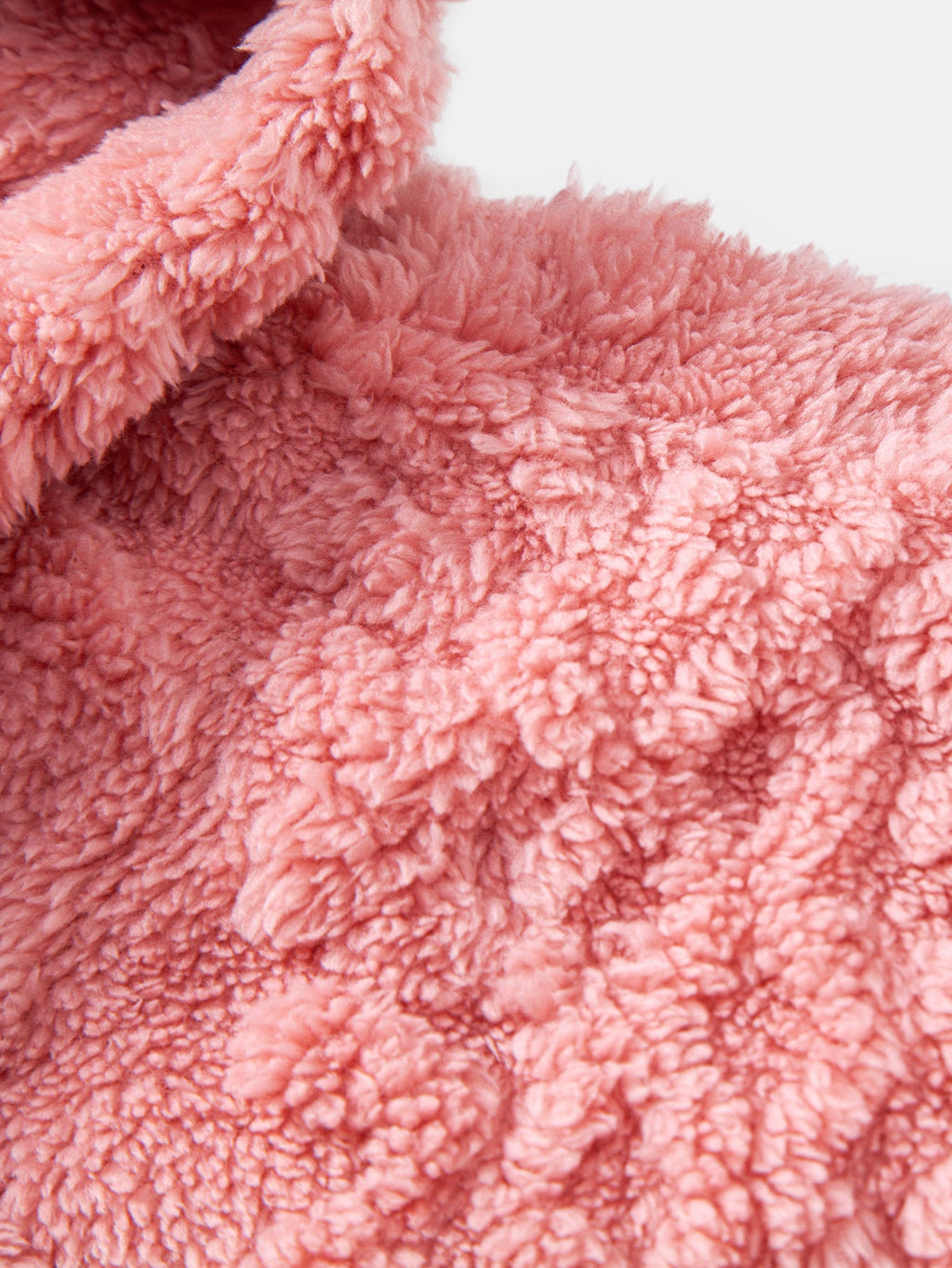 Geometric Jacquard Teddy Hoodie