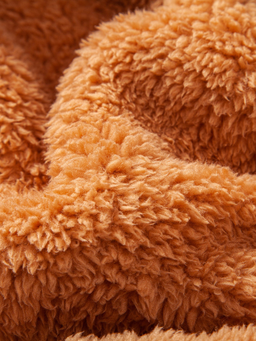 Viertelreißverschluss Sweatshirt mit Teddy-Futter