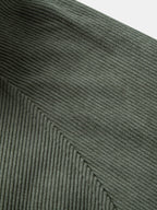 Viertelreißverschluss-Sweatshirt mit Rippcord-Raglanärmeln