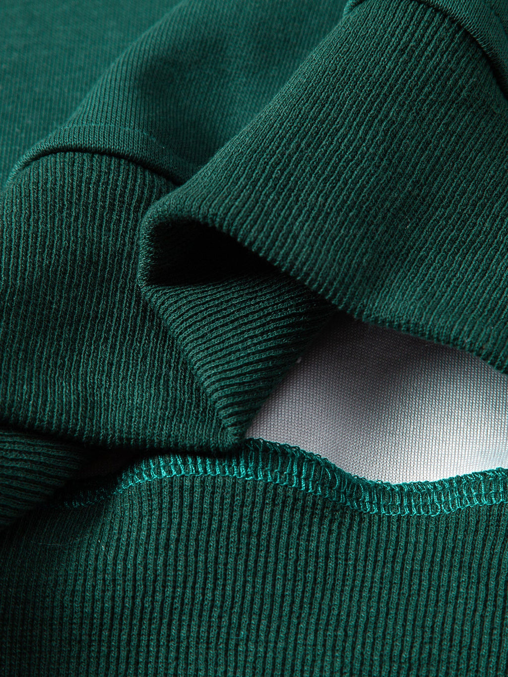 Bequemes Sweatshirt mit Farbblock-Design und Polo-Kragen