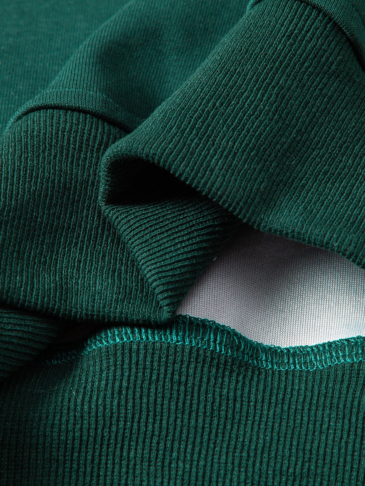 Bequemes Sweatshirt mit Farbblock-Design und Polo-Kragen