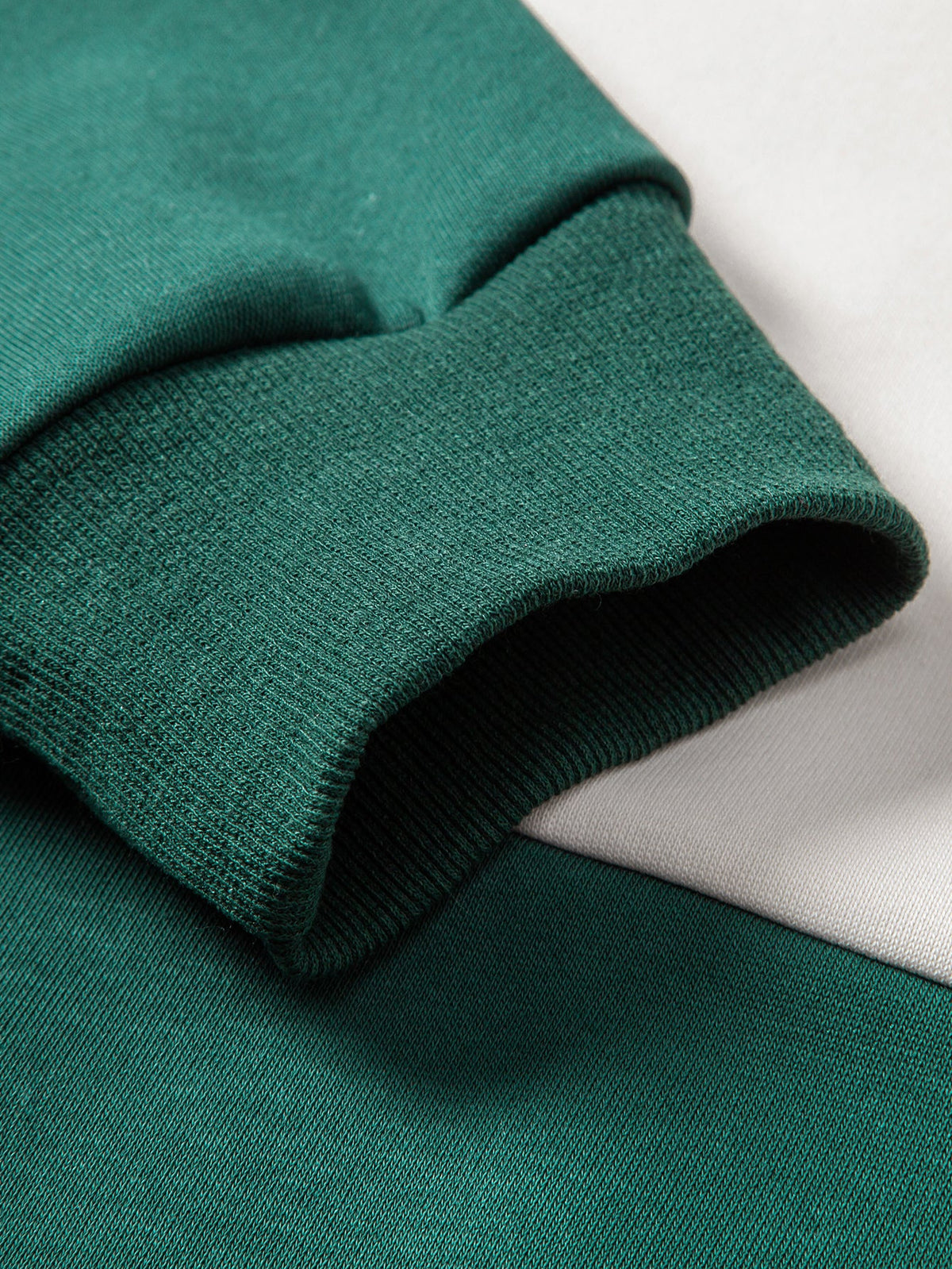 Bequemes Sweatshirt mit Farbblock-Design und Polo-Kragen