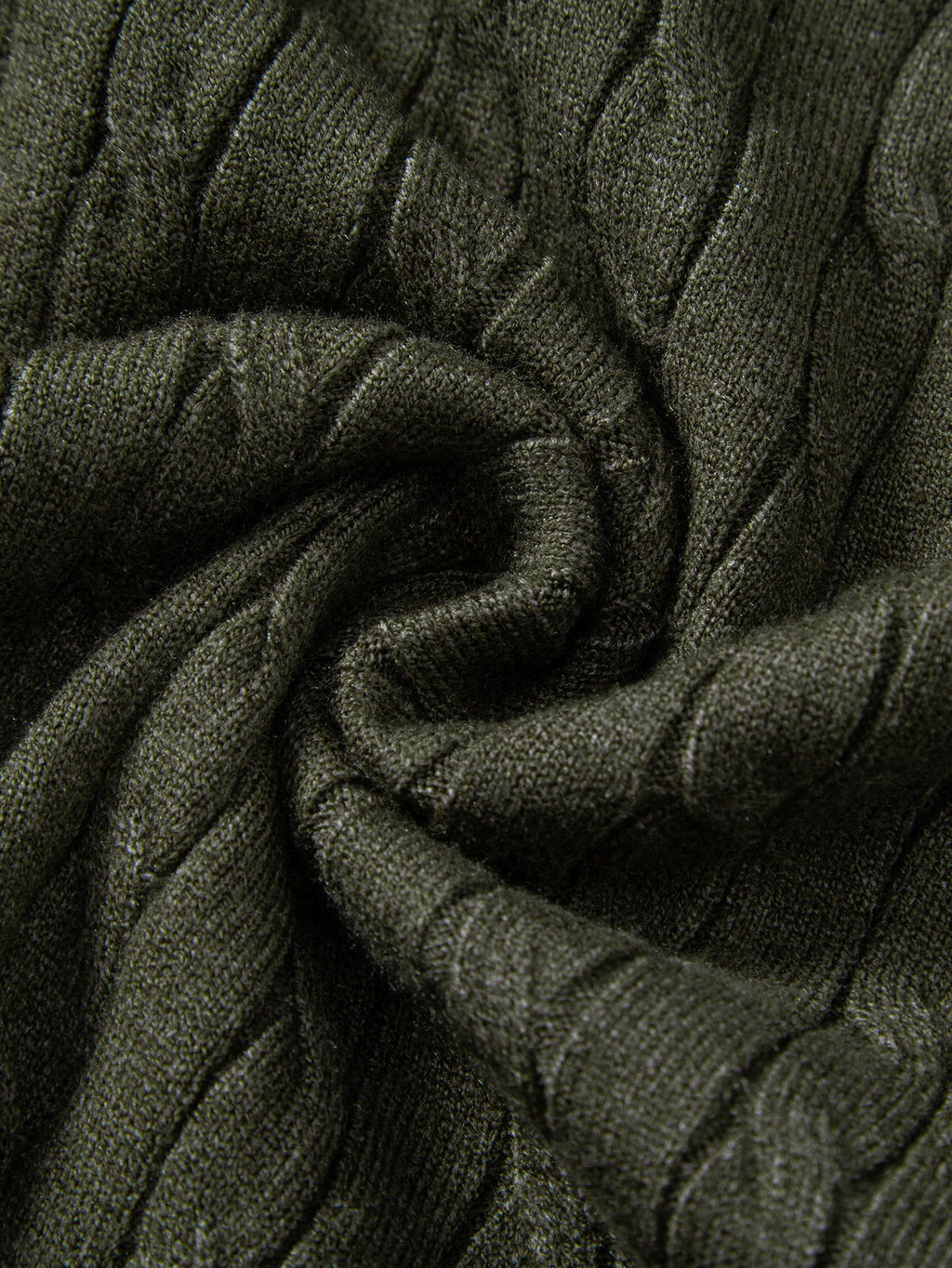 Jacquard Strick-Polo mit gedrehtem Design & Slim Fit Hose