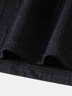 Tanktop mit Buchstaben-Jacquard und Shorts mit Kordelzug - Set