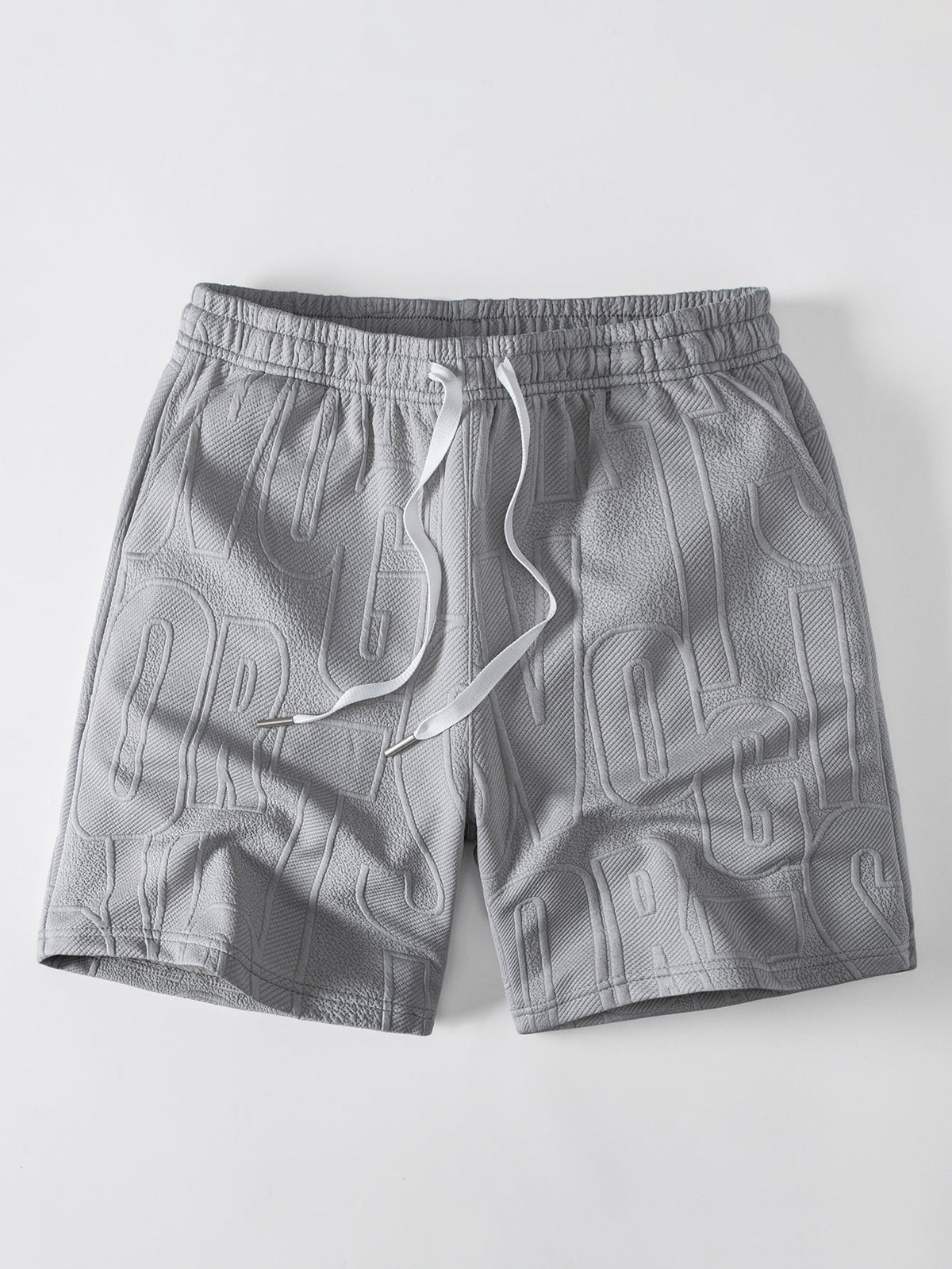 Tanktop mit Buchstaben-Jacquard und Shorts mit Kordelzug - Set