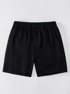 Tanktop mit Buchstaben-Jacquard und Shorts mit Kordelzug - Set