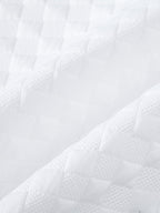 Bequemes T-Shirt mit Karomuster und Jacquard-Shorts im Karodesign